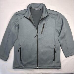 PGA TOUR Jacket Mens Medium Golf‎ Full Zip Fleece Lined Mock Neck Zip Pockets